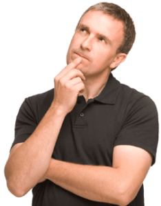 man thinking man thinking