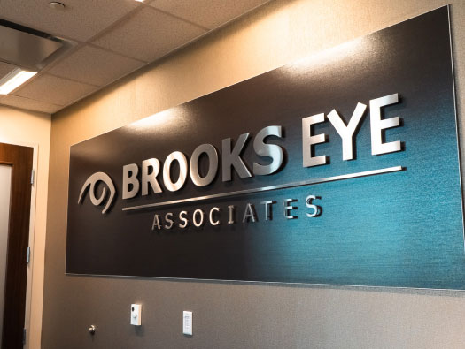 Brooks Eye Associates Logo Signage